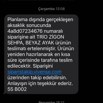 Vivense'den Sipariş Edilen Sehpa: Kırılmayan Ürün, Kırık Bilgisi Ve İade Talebi
