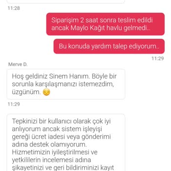 Eksik Ürün Sorunu Ve Yetersiz Müşteri Hizmeti