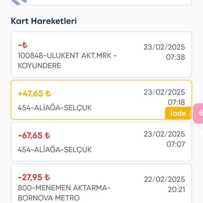 Eshot Kartında Ücretsiz Aktarma Sorunu Ve Yanıltıcı Uygulama Adresi