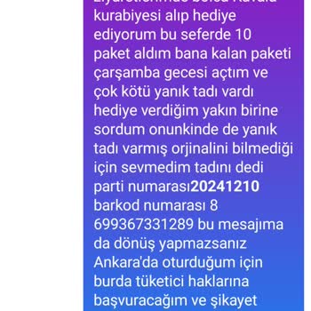 Yanık Kurabiye Hayal Kırıklığı