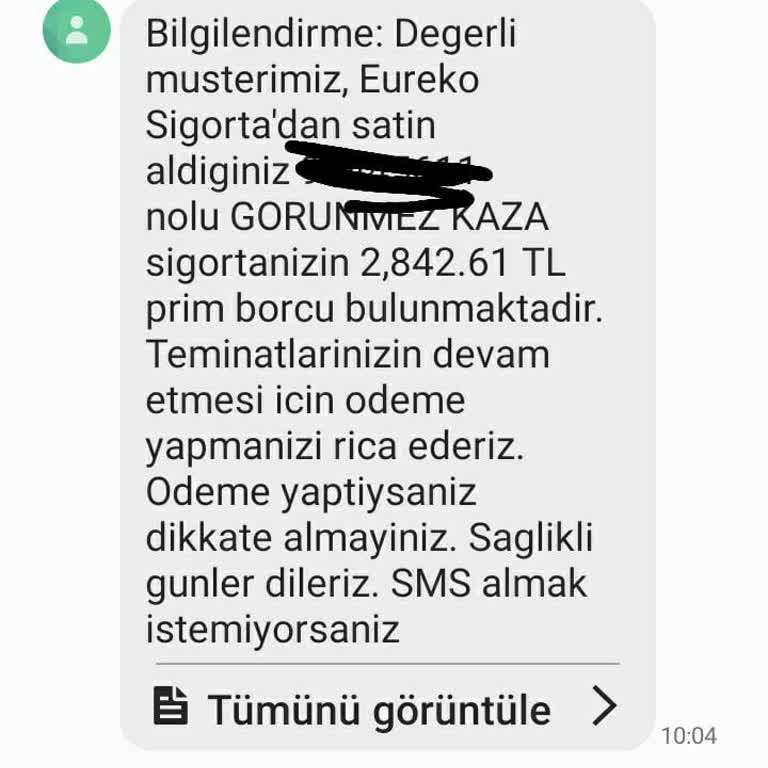 İzinsiz Yapılan Sigorta İşlemleri Şikayeti