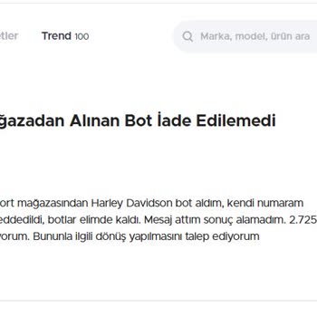 Yanlış Beden Ve İade Sorunu: Trendyol'da Müşteri Hizmetleri Krizi