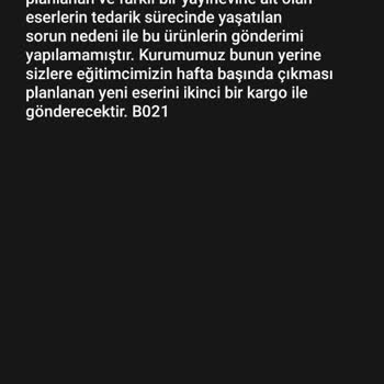 Yanlış Kitaplar Ve Eksik Teslimatla Mağduriyet