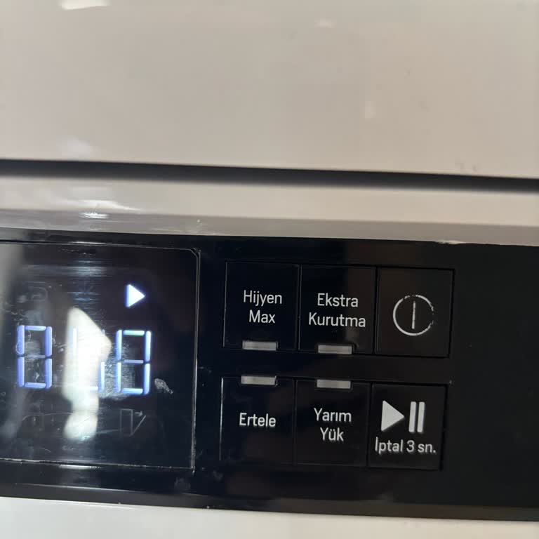Arçelik Bulaşık Makinesi Düğme Yazısı Sorunu