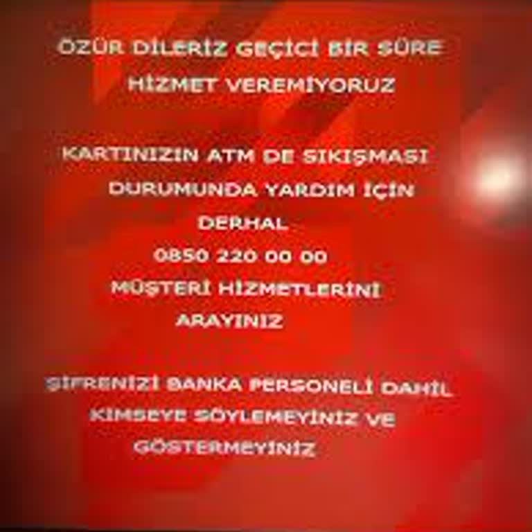 Ziraat Bankası ATM'si Paramı Yuttu!