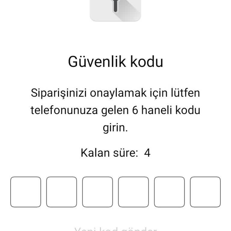 Vodafone Sipariş Onay Kodu Sorunu