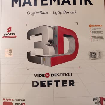 Kitapsec'ten Aldığım 3D Yayınları AYT Matematik Defterinin QR Kod Sorunu