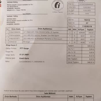 Kitapsec'ten Aldığım 3D Yayınları AYT Matematik Defterinin QR Kod Sorunu