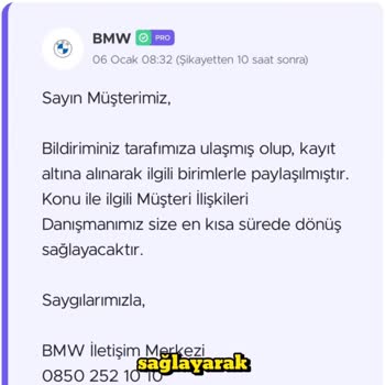 BMW 116 Ön Cam Fitilindeki Kalite Sorunu