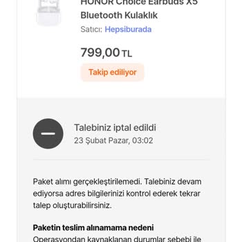 Tekrar Eden Kulaklık Sorunu Ve Yetersiz Servis Deneyimi