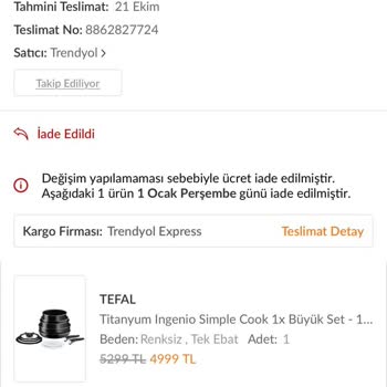 Trendyol'da İade Sürecinde Yaşanan Gecikme Ve Çözüm Eksikliği