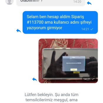 Güvenilir Olmayan Hesap Satın Alma Deneyimi
