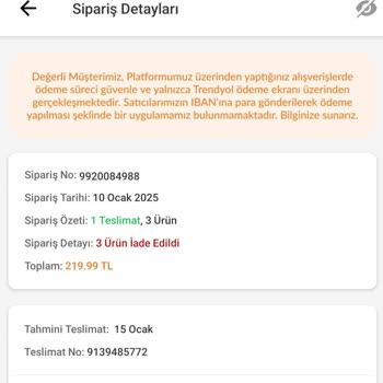 Sipariş İadeleri Hakkında Sürekli Yaşanan Sorunlar