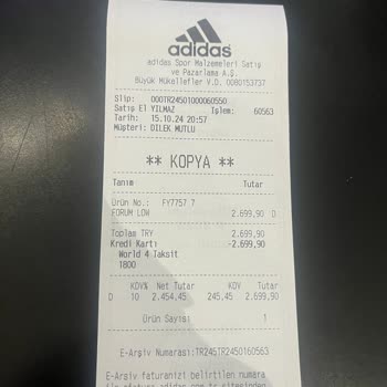 Adidas Ayakkabının Kısa Sürede Deformasyonu Ve Müşteri Memnuniyeti Eksikliği