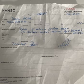 Fatura Eksikliği Nedeniyle İade Sorunu Yaşıyorum