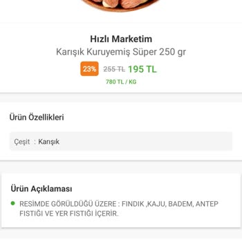 Trendyol'dan Gelen Kuruyemiş Hayal Kırıklığı