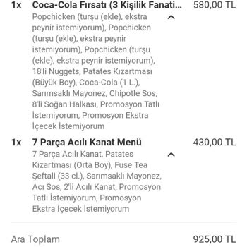 Eksik Ürün Ve Çözüm Sunmayan Restoran Deneyimi