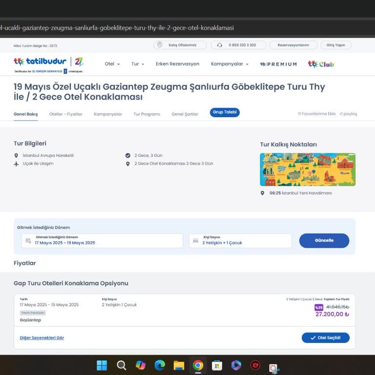 Fiyat Farkı Mağduriyeti: Tatilbudur'dan İade Talebi