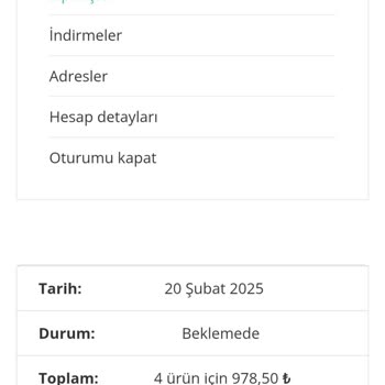 Siparişim Neden Gönderilmiyor?