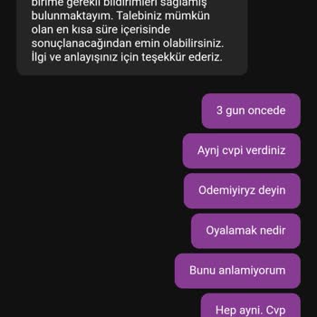 Ödeme Yapmayan Ve Oyalayan Site