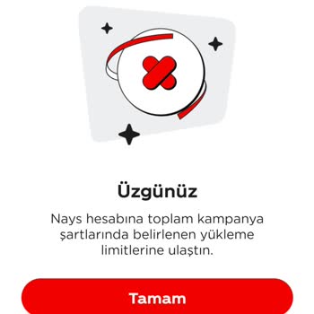 Nays Bakiyeleri Kullanımında Limit Sorunu