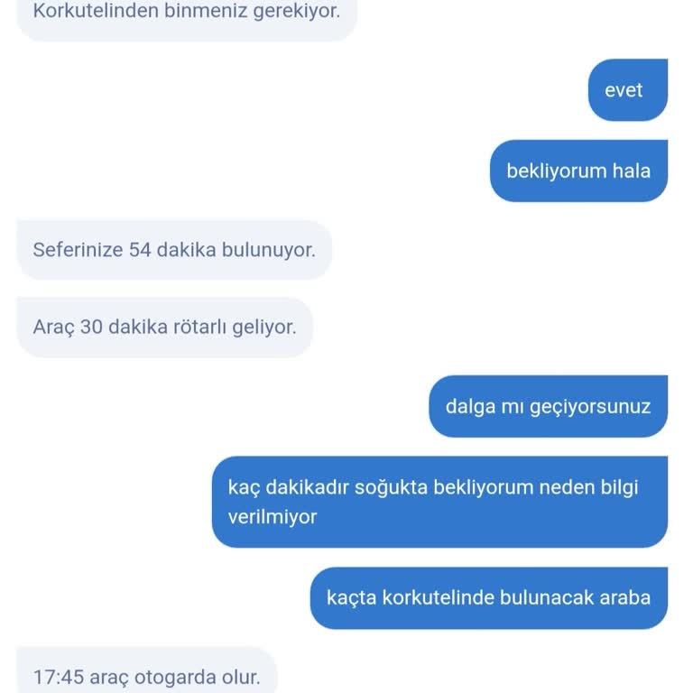 Otobüs Rötarları Ve Yetersiz Bilgilendirme