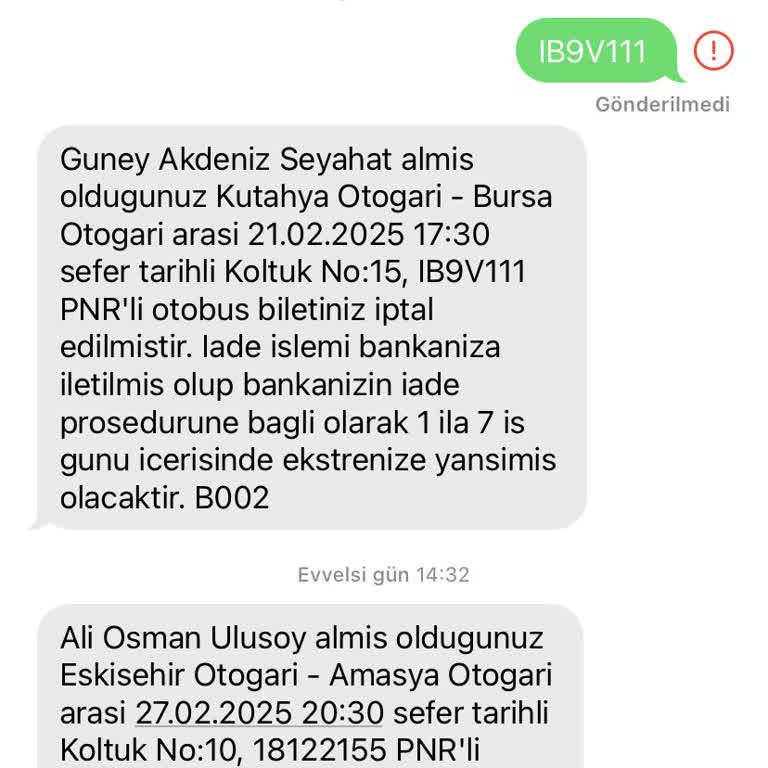 Obilet Para İadesi Sorunu: Acil Çözüm Bekliyorum