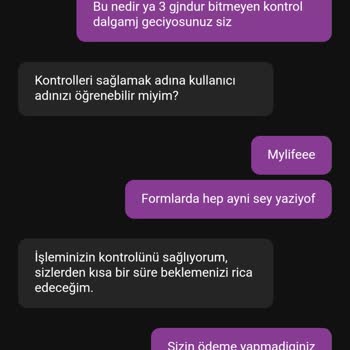 Ödeme Yapmayan Ve Oyalayan Site