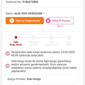 Trendyol'un İade Sürecinde Yaşanan Kod Karmaşası