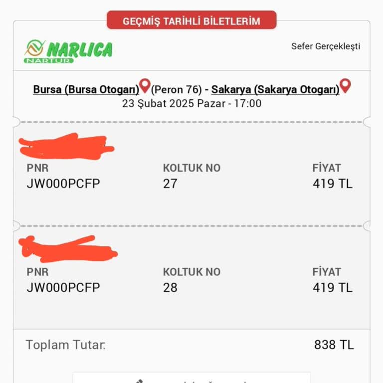 Narlıca Turizm'de Emniyet Kemeri Sorunu Ve Güvenlik Endişesi