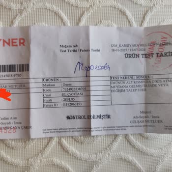 Boyner'de Çanta Değişim Sorunu Ve Müşteri Memnuniyeti Eksikliği