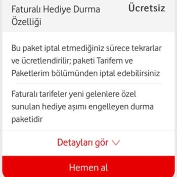 Vodafone'dan Eksik Hediye Paketi Sorunu
