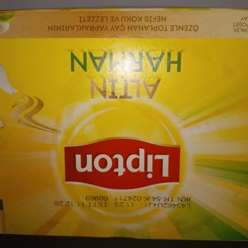 Lipton Altın Harman Poşet Çay Vakumlama Sorunu