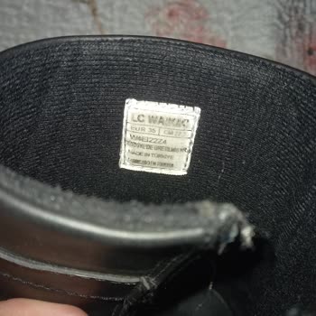 LCW'den Aldığım Bot Kısa Sürede Yıprandı