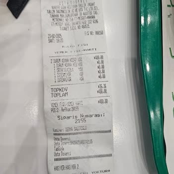 Lezzetsiz Ürünler Ve Kötü Deneyim