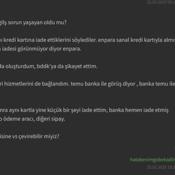 İade Sorunları Ve Müşteri Güvenini Sarsan Deneyim