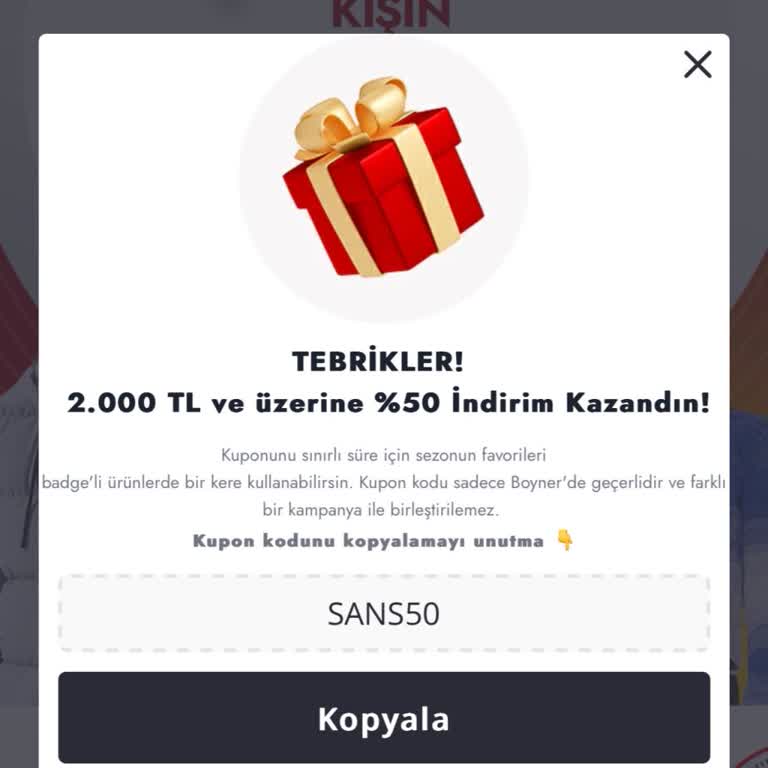 Boyner İndirim Kuponu Kullanılamıyor