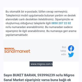 Sipariş İptali Ve Bilgilendirme Eksikliği