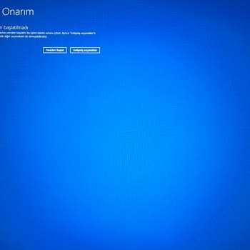 Bilgisayar Kurulumunda Yaşanan Sorunlar Ve Mavi Ekran Hataları