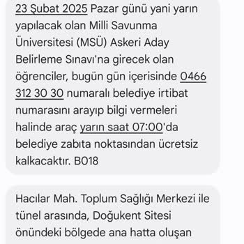 Arhavi Belediyesi'nden Gelen Mesajlar Rahatsız Ediyor