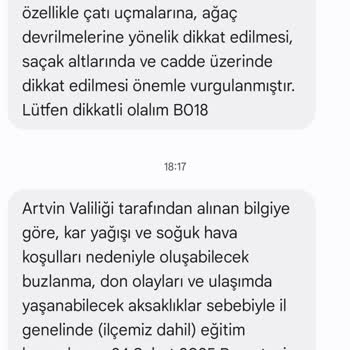Arhavi Belediyesi'nden Gelen Mesajlar Rahatsız Ediyor