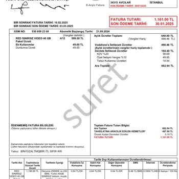 Vodafone Fatura İndirim Sözü Yerine Getirilmedi