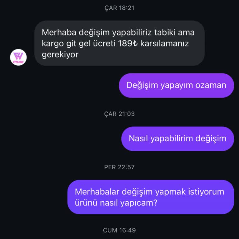 Dar Kalıplı Eşofman Ve Yetersiz Müşteri Hizmetleri