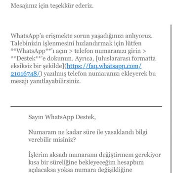 WhatsApp Hesabım Kapalı Kaldı İşlerim Aksıyor