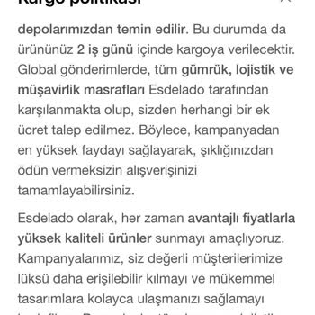 Esdelado'dan Sipariş Sonrası İlgisizlik Ve Mağduriyet