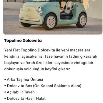 Topolino Araç Aksesuar Ve Teslimat Sorunları