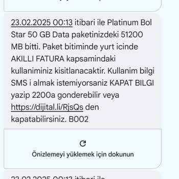 Turkcell İnternet Kullanımında Gizemli Veri Kaybı