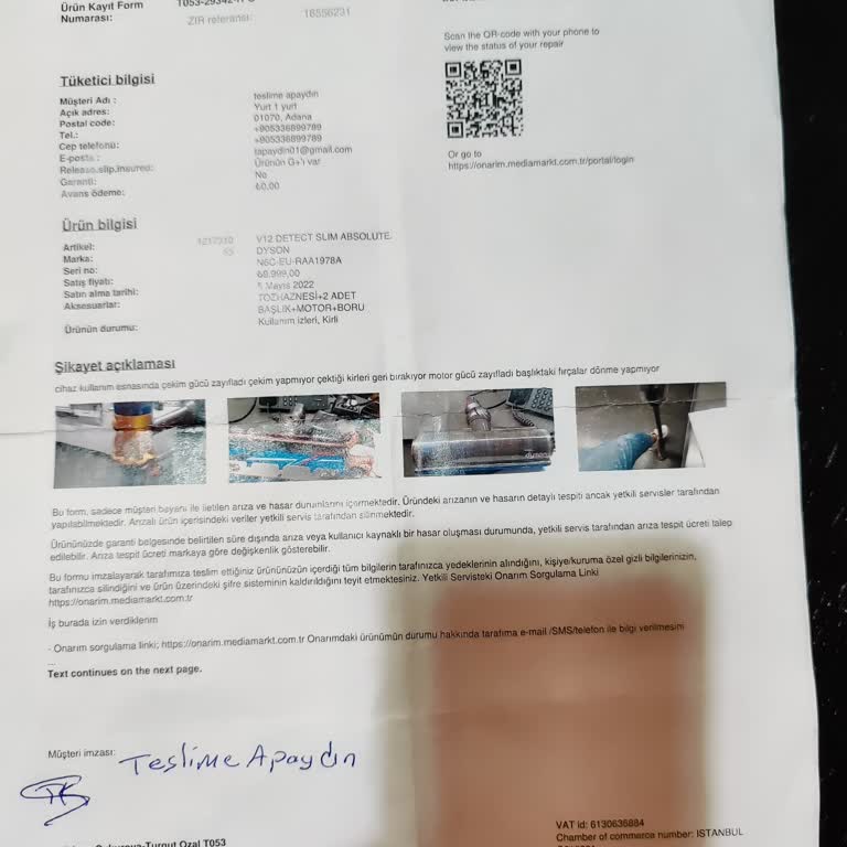 Dyson Süpürge Sorunu: Media Markt Ve Sigorta İlgisizliği