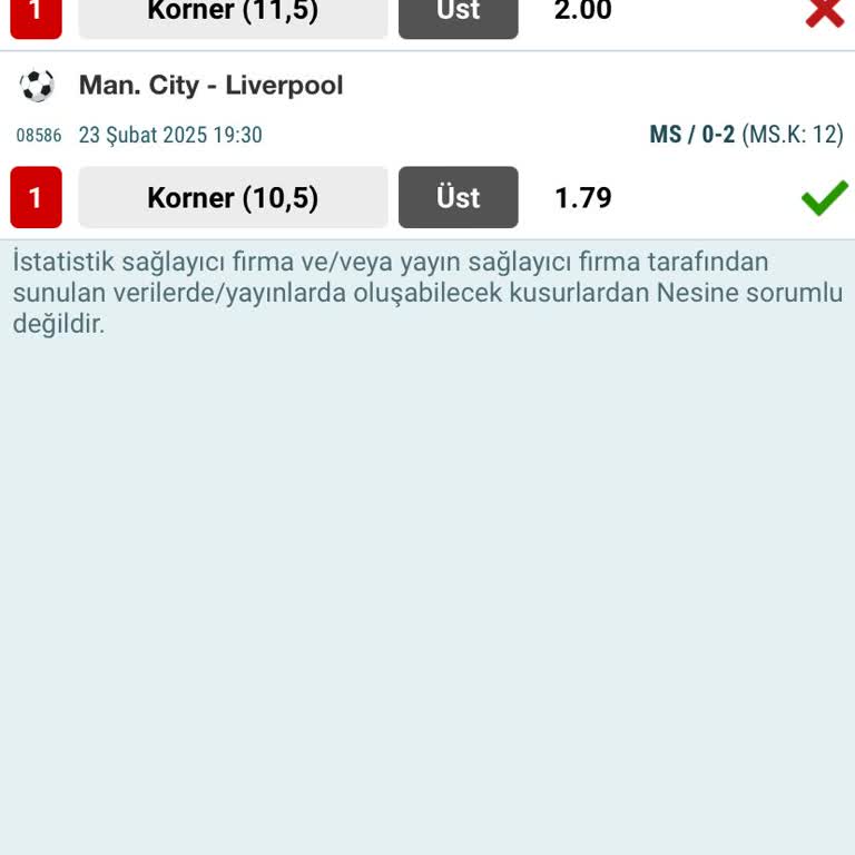 Kazanılan Bahis Kuponunun Hatalı Kaybeden Olarak İşaretlenmesi