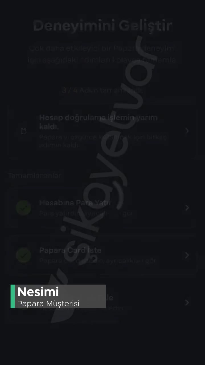 Hesabımı Doğrulayamıyorum Sayın Papara! videonun kapak resmi